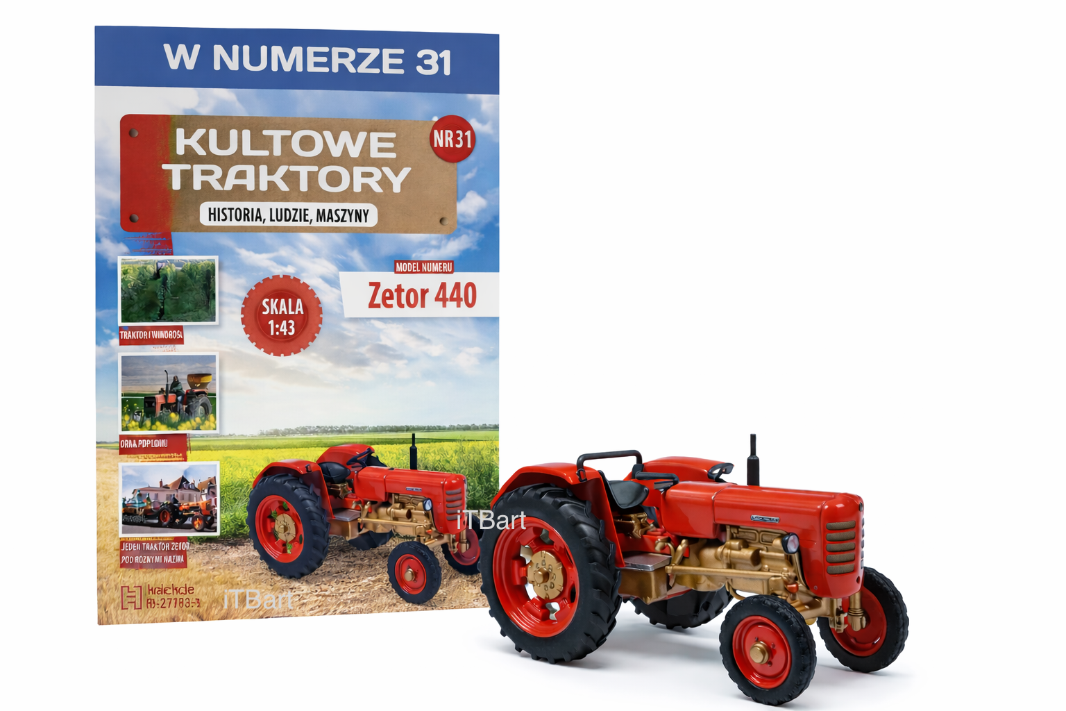 Tractor Zetor 440 1:43 Hachette No. 31